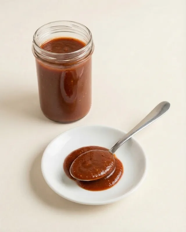 Cukormentes házi ketchup érett paradicsomból, vegán recept